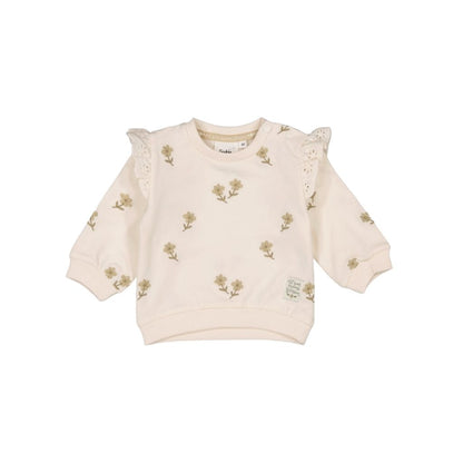 Pull Feetje Let Your Dreams Blossom Offwhite