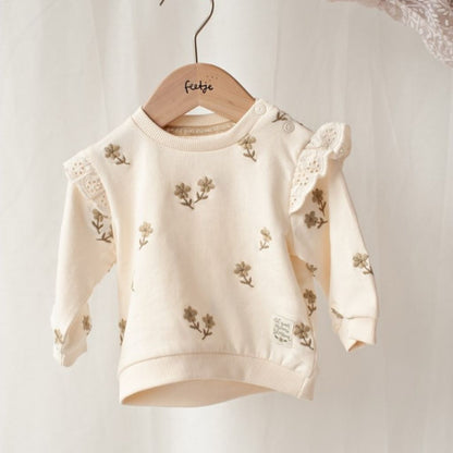 Pull Feetje Let Your Dreams Blossom Offwhite