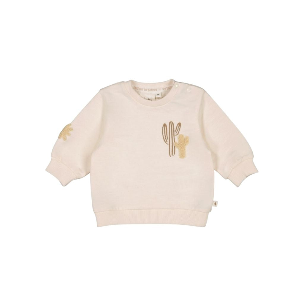 Pull Feetje Relaxed Fit Sssiesta Offwhite