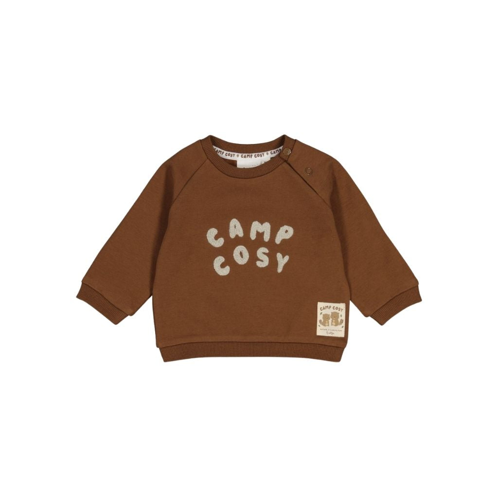 Feetje Sweater Relaxed Fit Tiny Timber Tales Jongens Brown