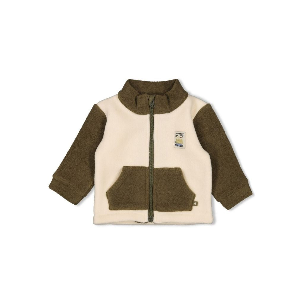 Feetje Sweatvest fleece Mountain Offwhite