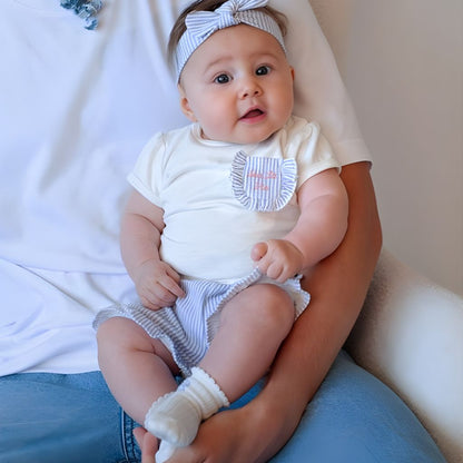 Feetje T-shirt Sea La Vie Blanc Cassé Pour Fille