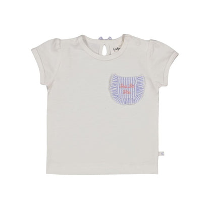 Feetje T-shirt Sea La Vie Blanc Cassé Pour Fille