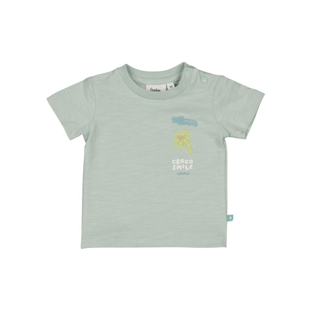T-shirt Feetje You Croc my World Menthe