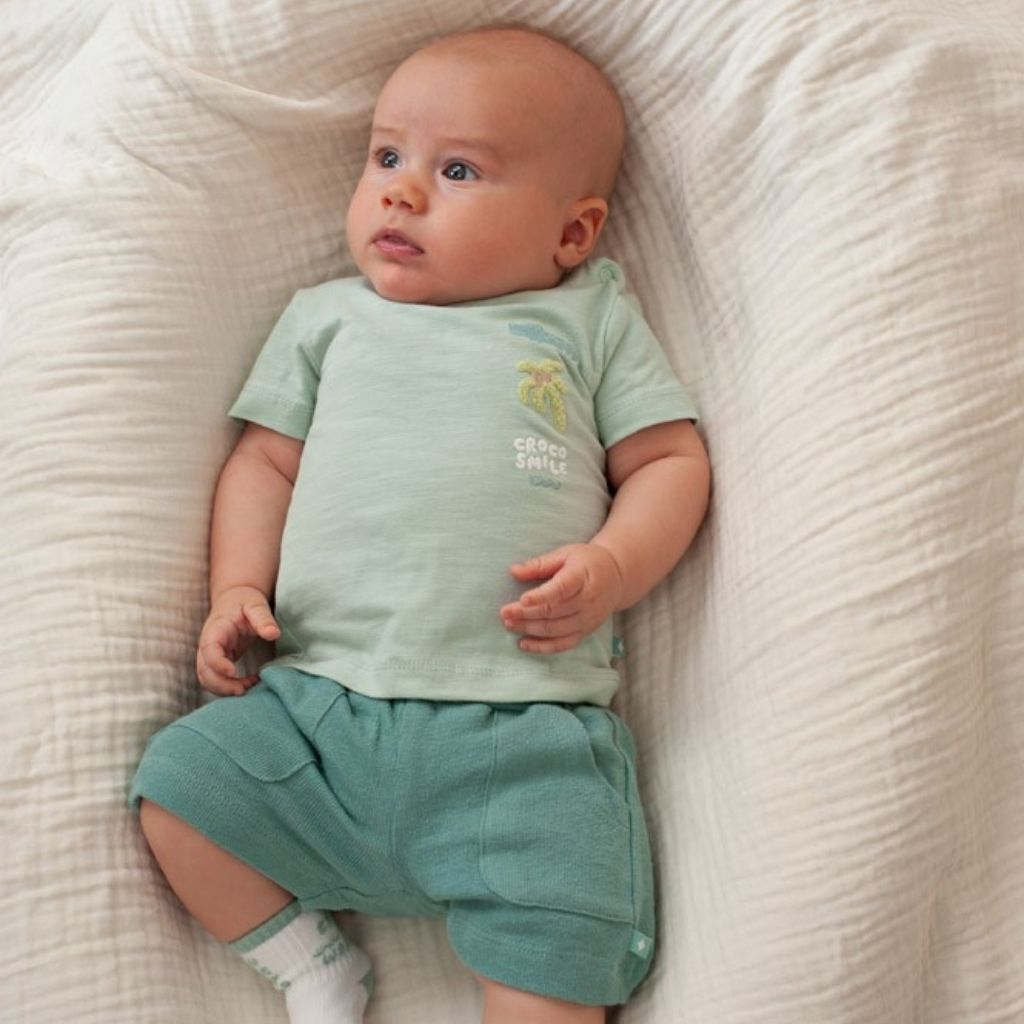 T-shirt Feetje You Croc my World Menthe