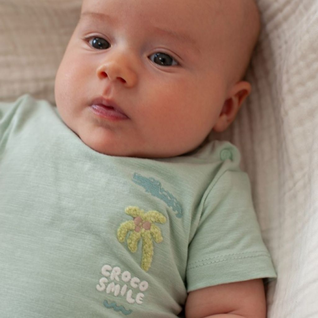 T-shirt Feetje You Croc my World Menthe