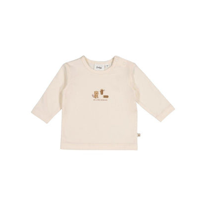 Feetje T-shirt à Manches Longues Tiny Timber Tales Garçons Offwhite 