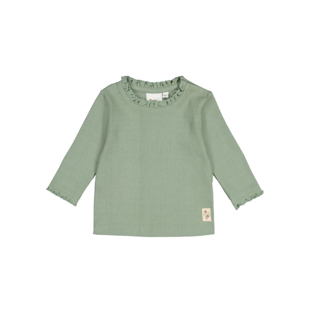 Feetje T-shirt à Manches Longues  Lucky Bloombird Filles Jade Green 