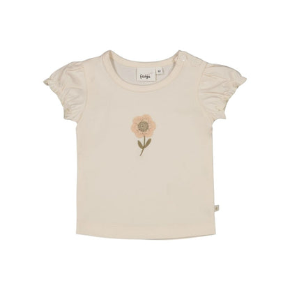 Fleetje T-shirt Let Your Dreams Blossom Offwhite