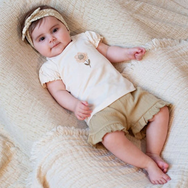 Fleetje T-shirt Let Your Dreams Blossom Offwhite
