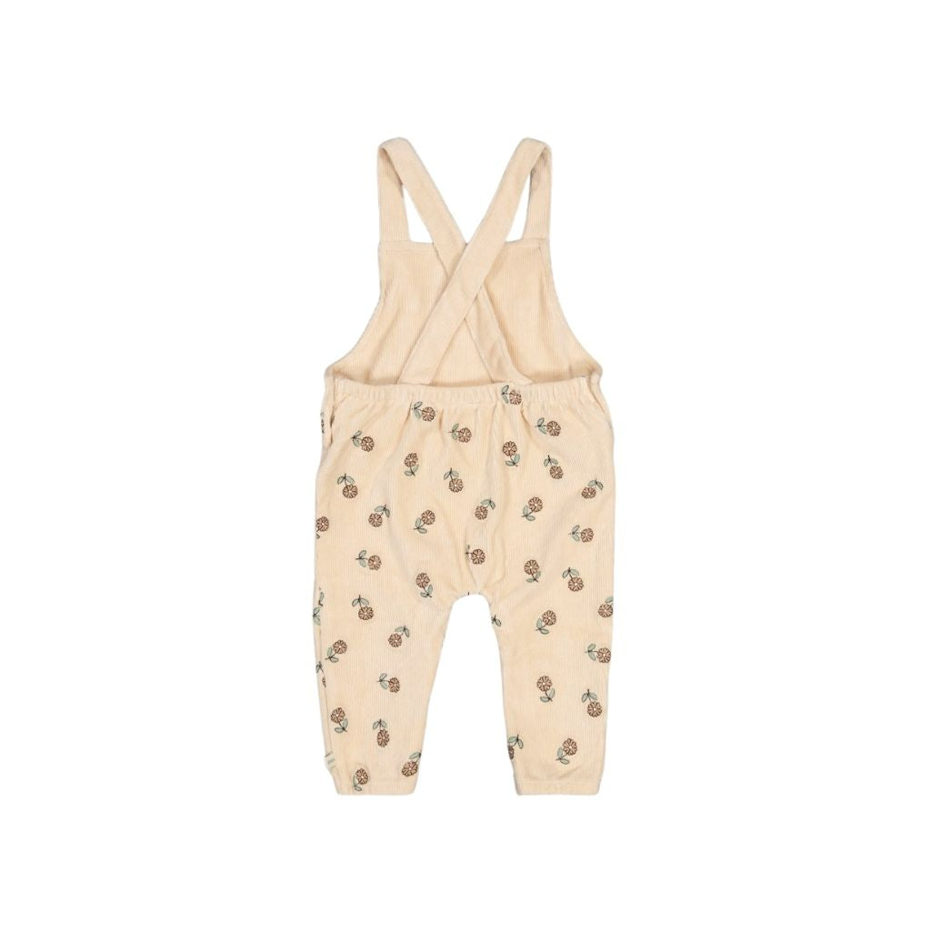 Feetje Salopette En Velours Côtelé Rib Lucky Bloombird Filles Offwhite 