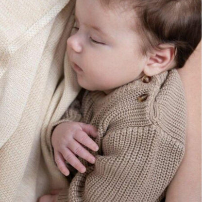 Feetje Sweater The Magic is in You taupe