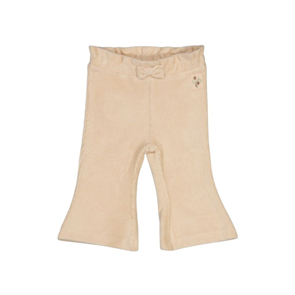 Feetje Pantalon évasé En Velours Côtelé Lucky Bloombird Filles Offwhite