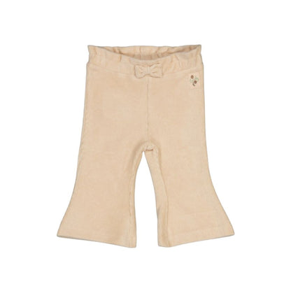 Feetje Pantalon évasé En Velours Côtelé Lucky Bloombird Filles Offwhite