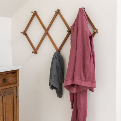 Feetje Pyjama en tissu gaufré 2 pièces pour adulte Berry