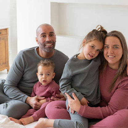 Feetje Pyjama en tissu gaufré 2 pièces pour adulte Sea Green