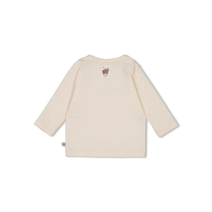 Feetje T-shirt lange mouwen Wild World Offwhite