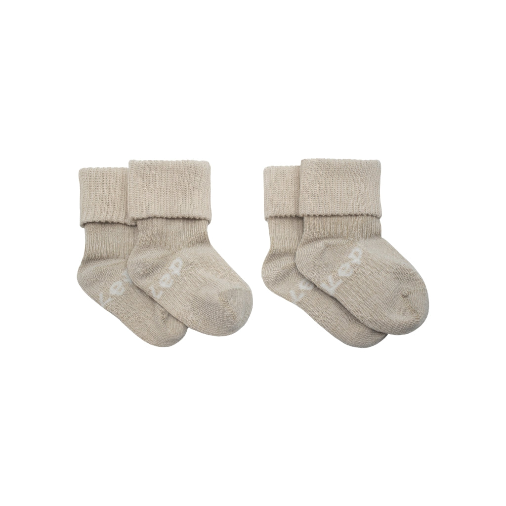 KipKep Blijf-Sokken Cookie Beige – 2 stuks