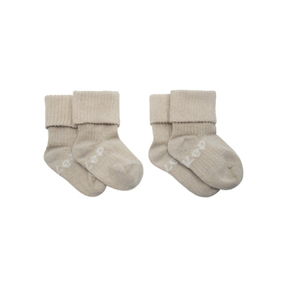 KipKep Blijf-Sokken Cookie Beige – 2 stuks