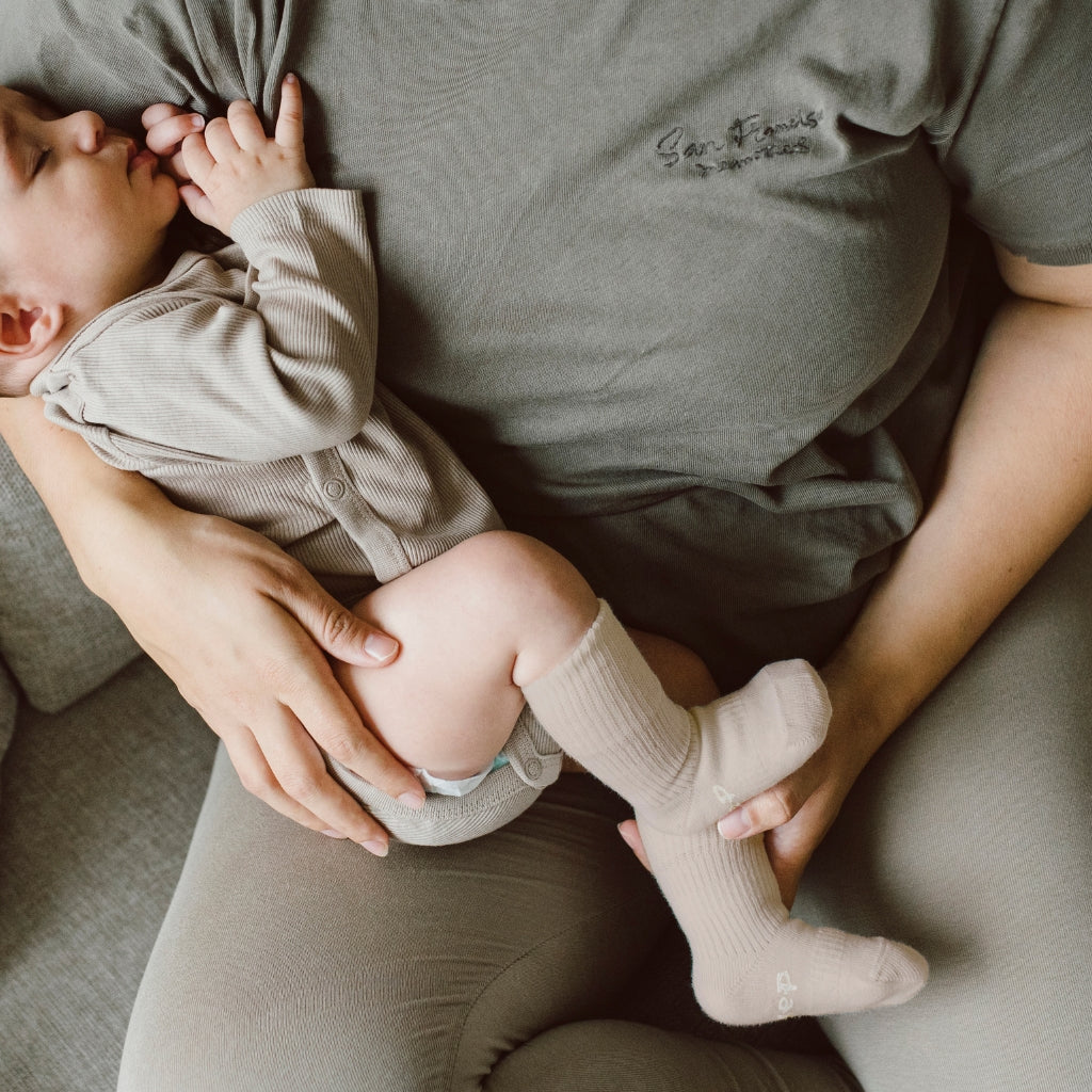 KipKep Blijf-Sokken Cookie Beige – 2 stuks