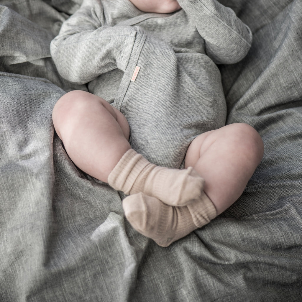 KipKep Blijf-Sokken Cookie Beige – 2 stuks