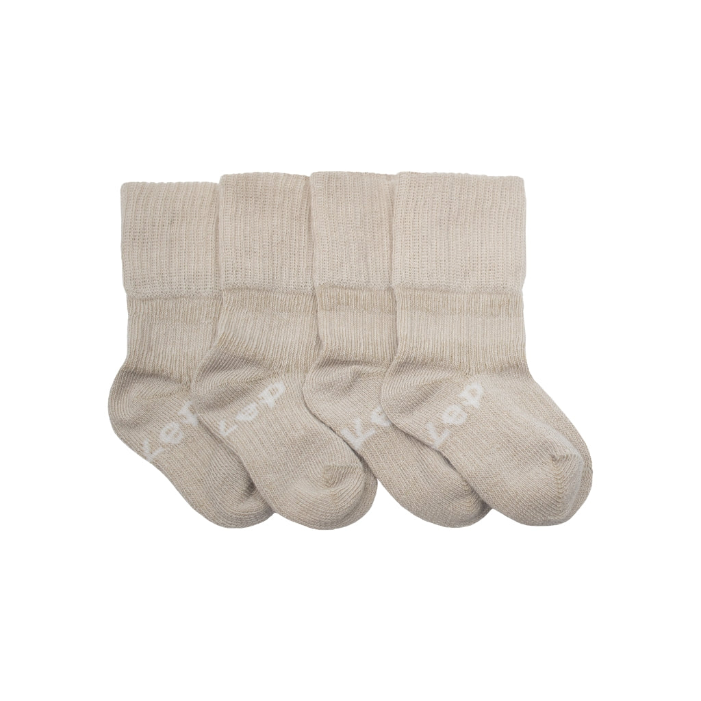 KipKep Blijf-Sokken Cookie Beige – 2 stuks