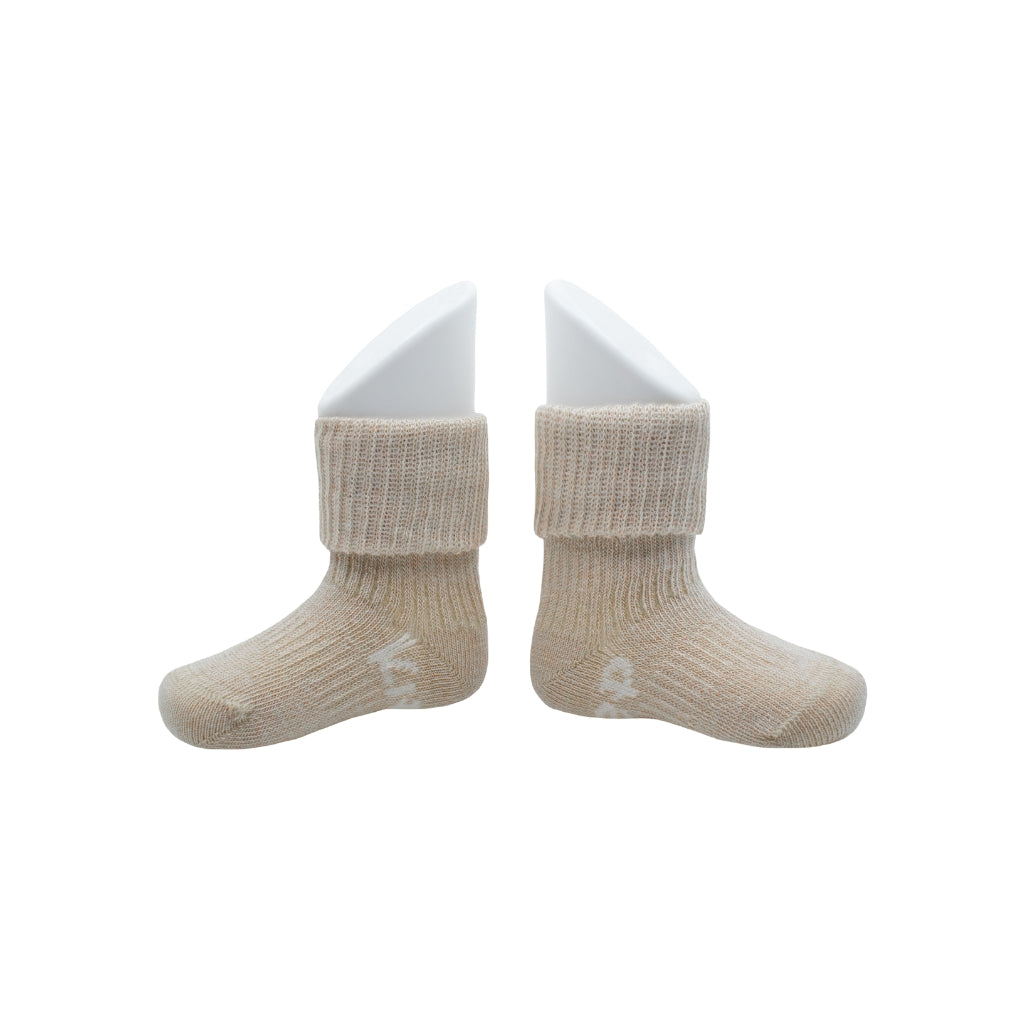 KipKep Blijf-Sokken Cookie Beige – 2 stuks