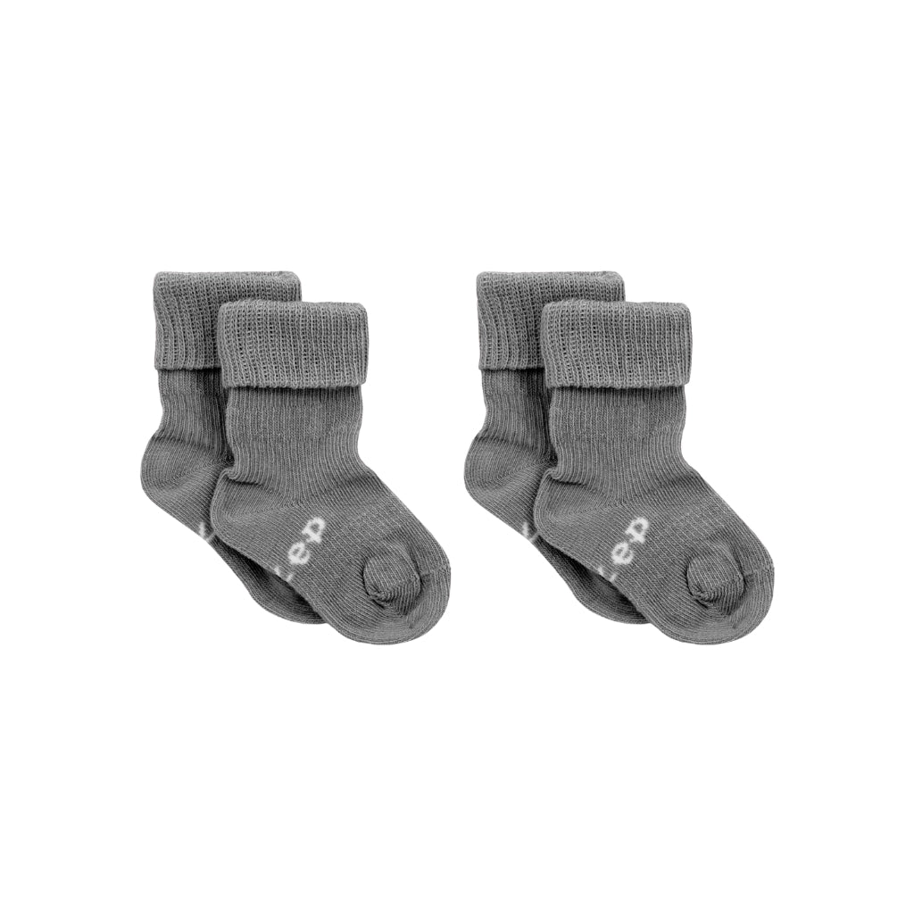 KipKep Blijf-Sokken Pebble Grey – 2 stuks