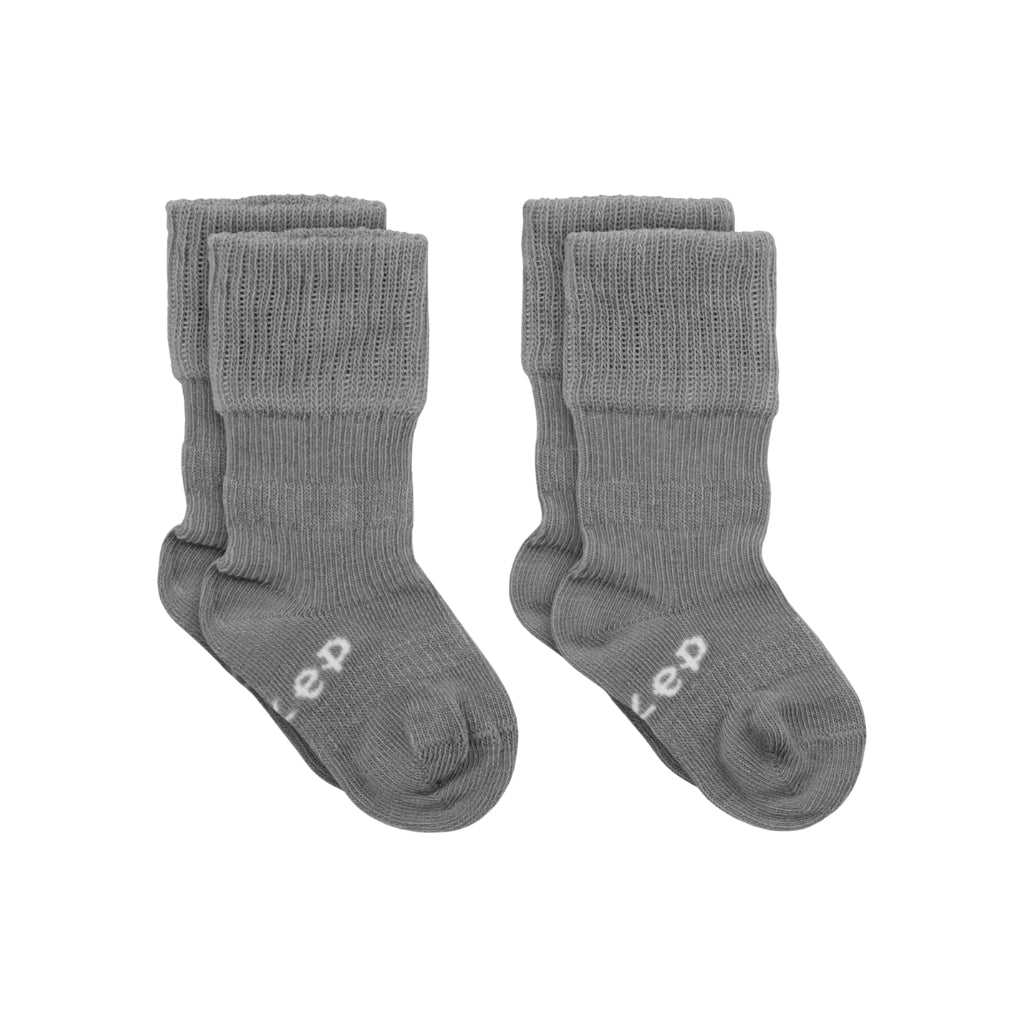 KipKep Blijf-Sokken Pebble Grey – 2 stuks