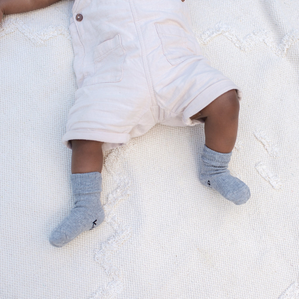 KipKep Blijf-Sokken Pebble Grey – 2 stuks