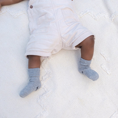 KipKep Blijf-Sokken Pebble Grey – 2 stuks