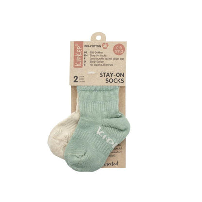 KipKep Paire de chaussettes Calm Green - 2 pièces