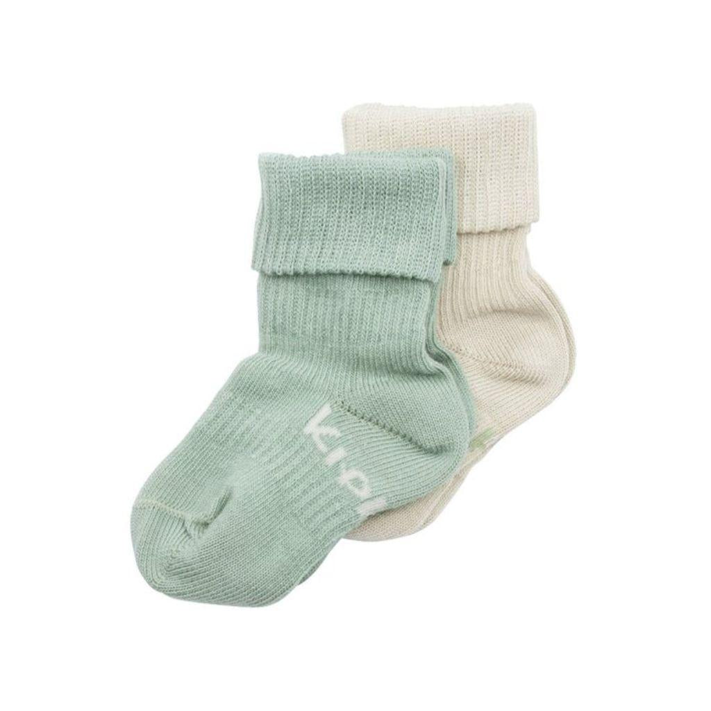 KipKep Paire de chaussettes Calm Green - 2 pièces