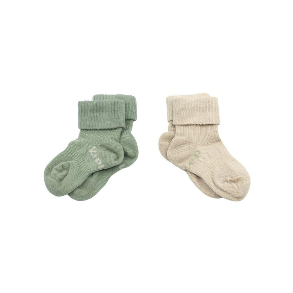 KipKep Paire de chaussettes Calm Green - 2 pièces