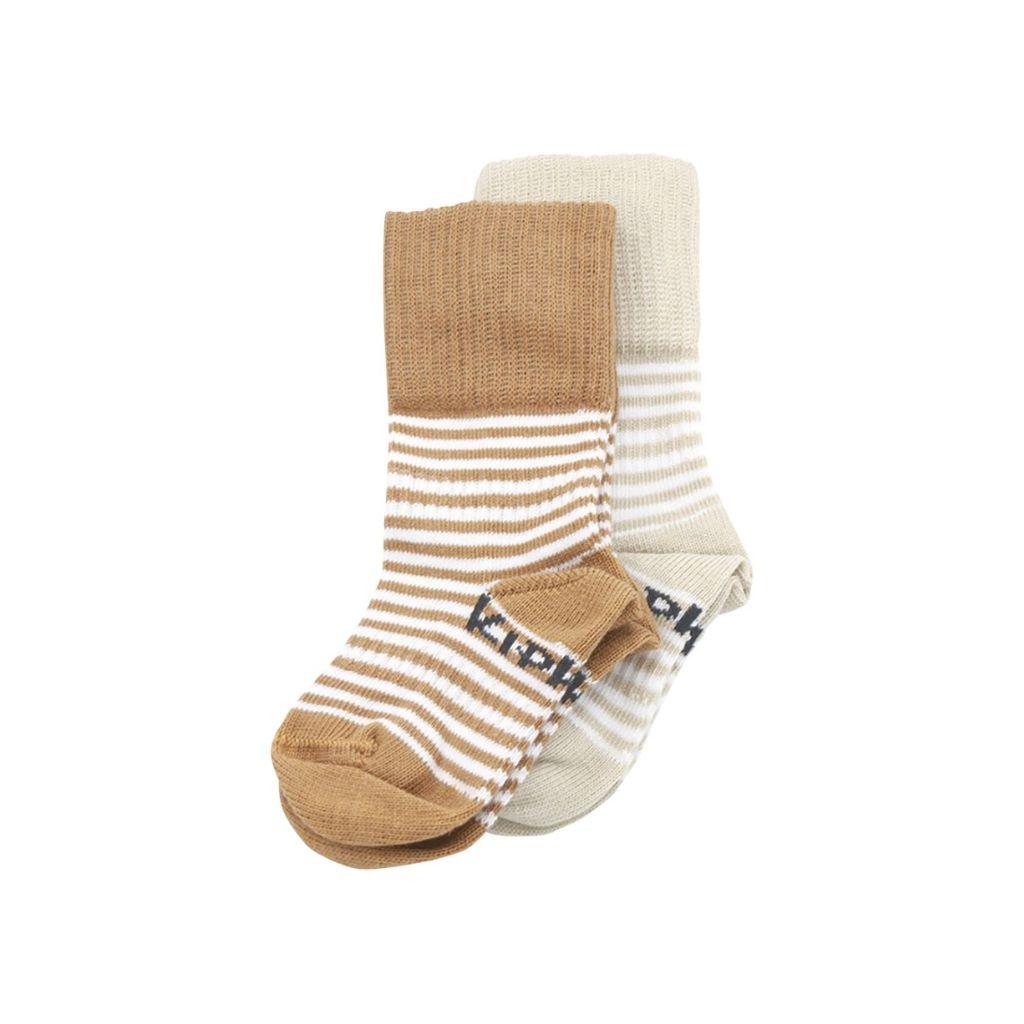 KipKep Paire de chaussettes Camel/Sand - 2 pièces