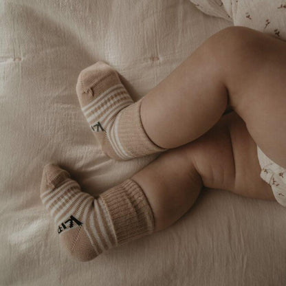 KipKep Paire de chaussettes Camel/Sand - 2 pièces