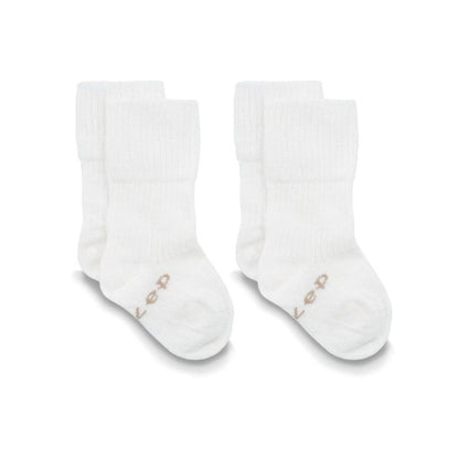 KipKep Blijf-Sokken Off White - 2 stuks