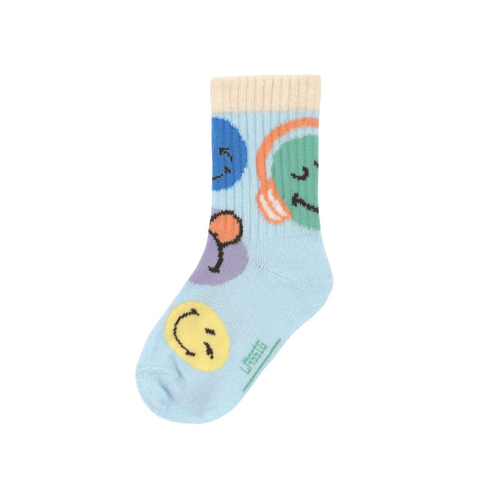 Lässig Chaussettes SmileyWorld Bleu – 3 paires