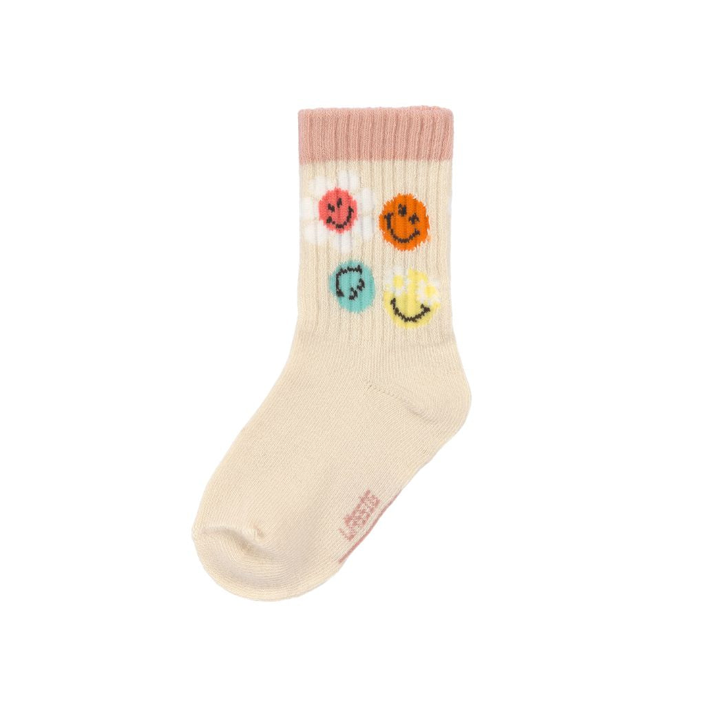 Lässig Chaussettes SmileyWorld Dusty Rose – 3 paires