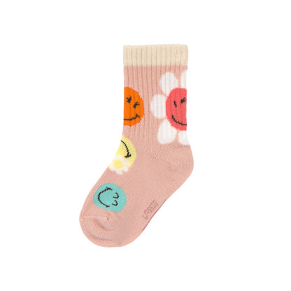 Lässig Chaussettes SmileyWorld Dusty Rose – 3 paires