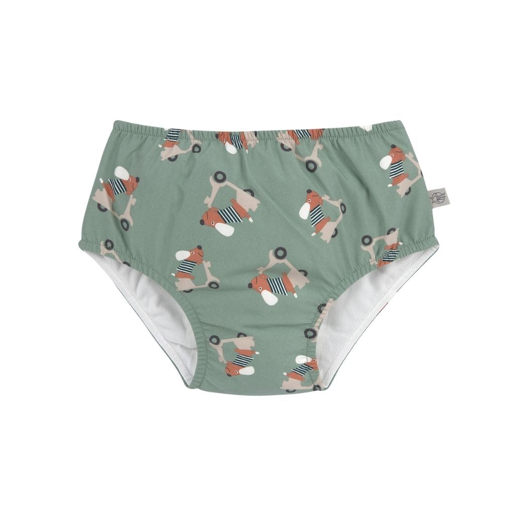Lässig Culotte de bain Scooter/Dog Green garçon