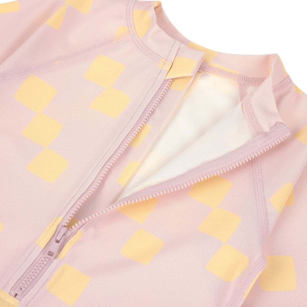 Lässig Zwempak Checkerboard Pale Pink/Yellow Meisjes