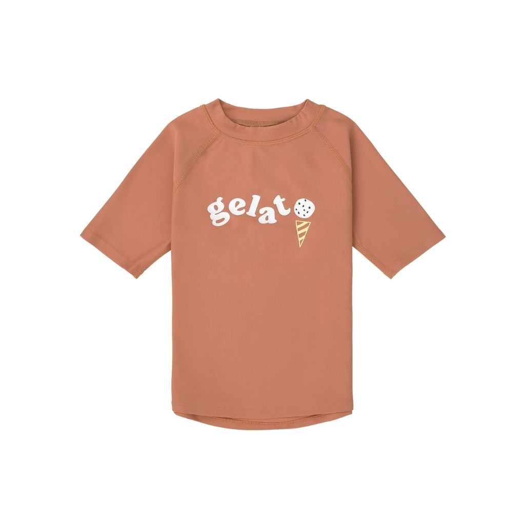 Lässig Zwemshirt Korte Mouw Clay Unisex