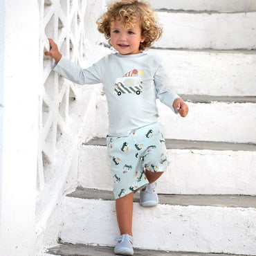 Lässig Zwemshort Ice Cream Truck Blauw Jongens