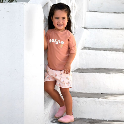 Lässig Zwemshort Ice Cream Pale Pink