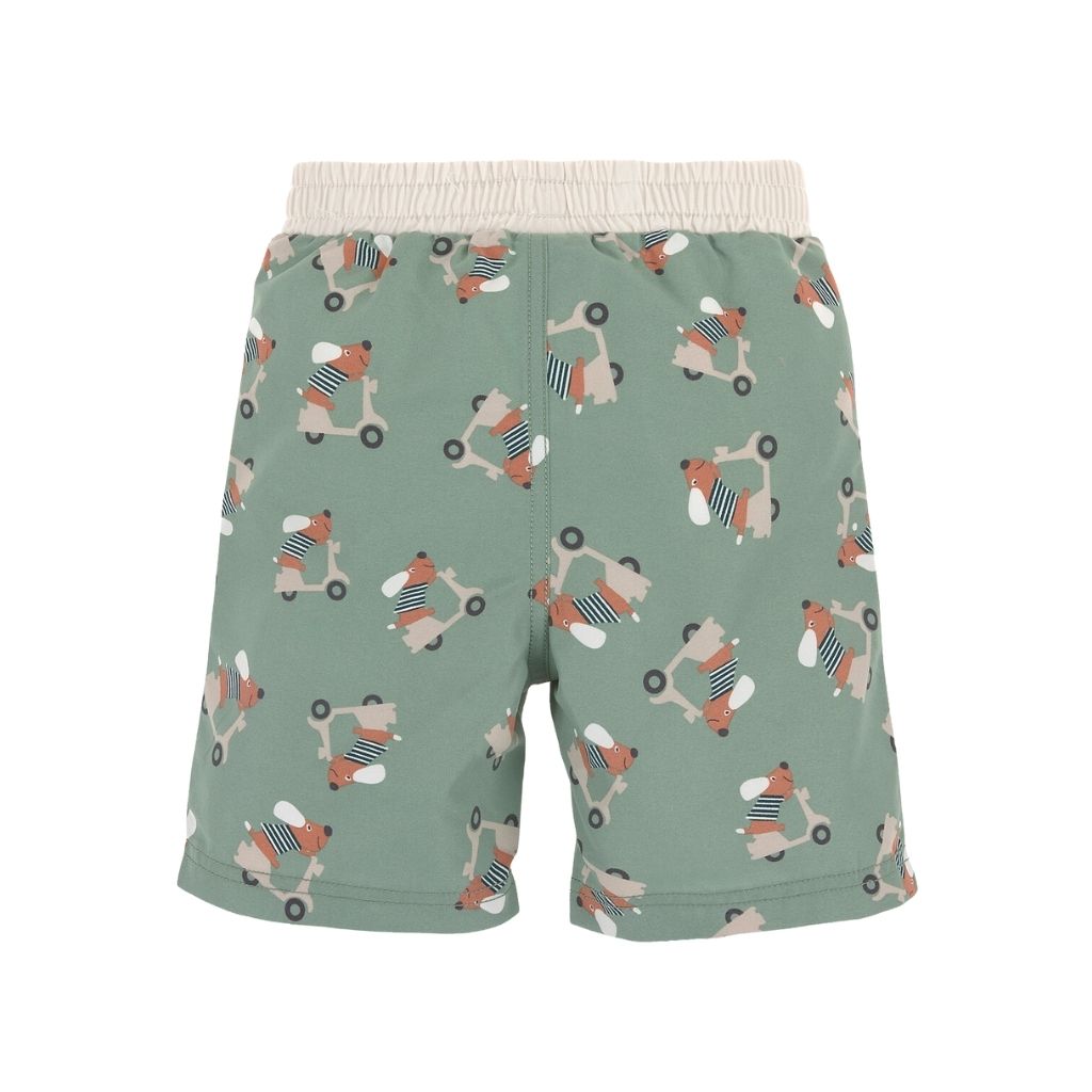 Lässig Zwemshort Scooter Dog Groen