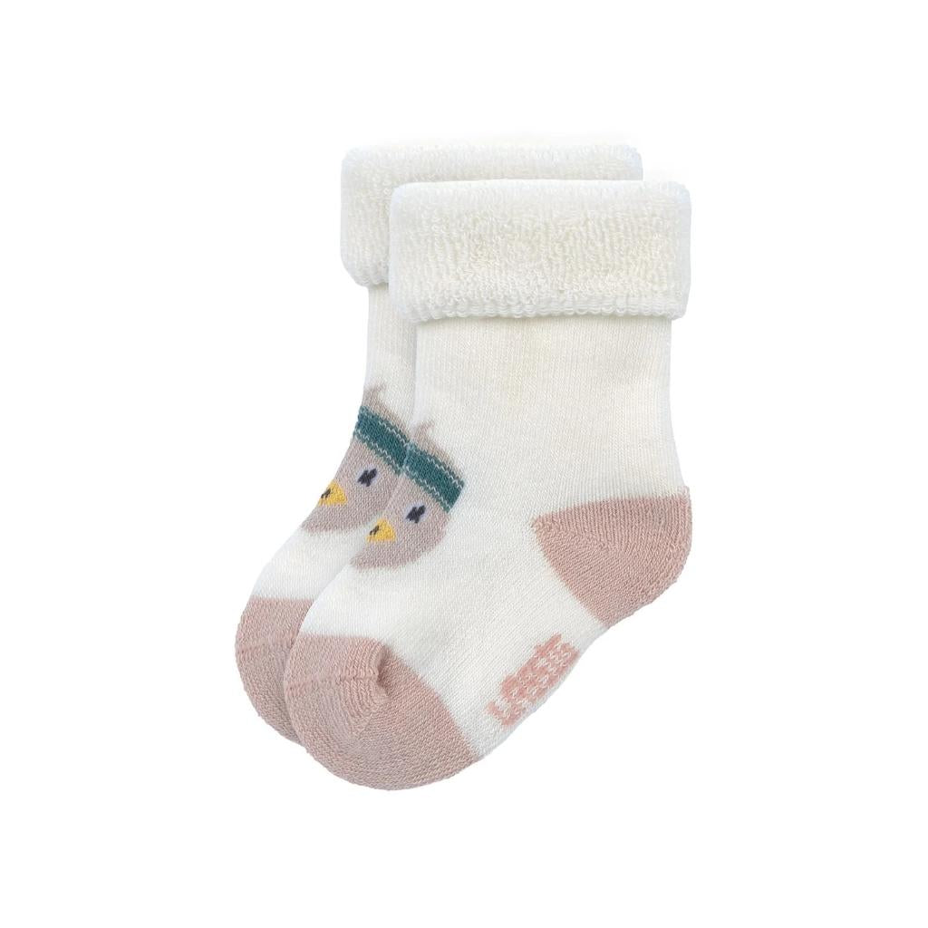 Lässig Chaussettes Terry GOTS Duck Rose – 3 pièces