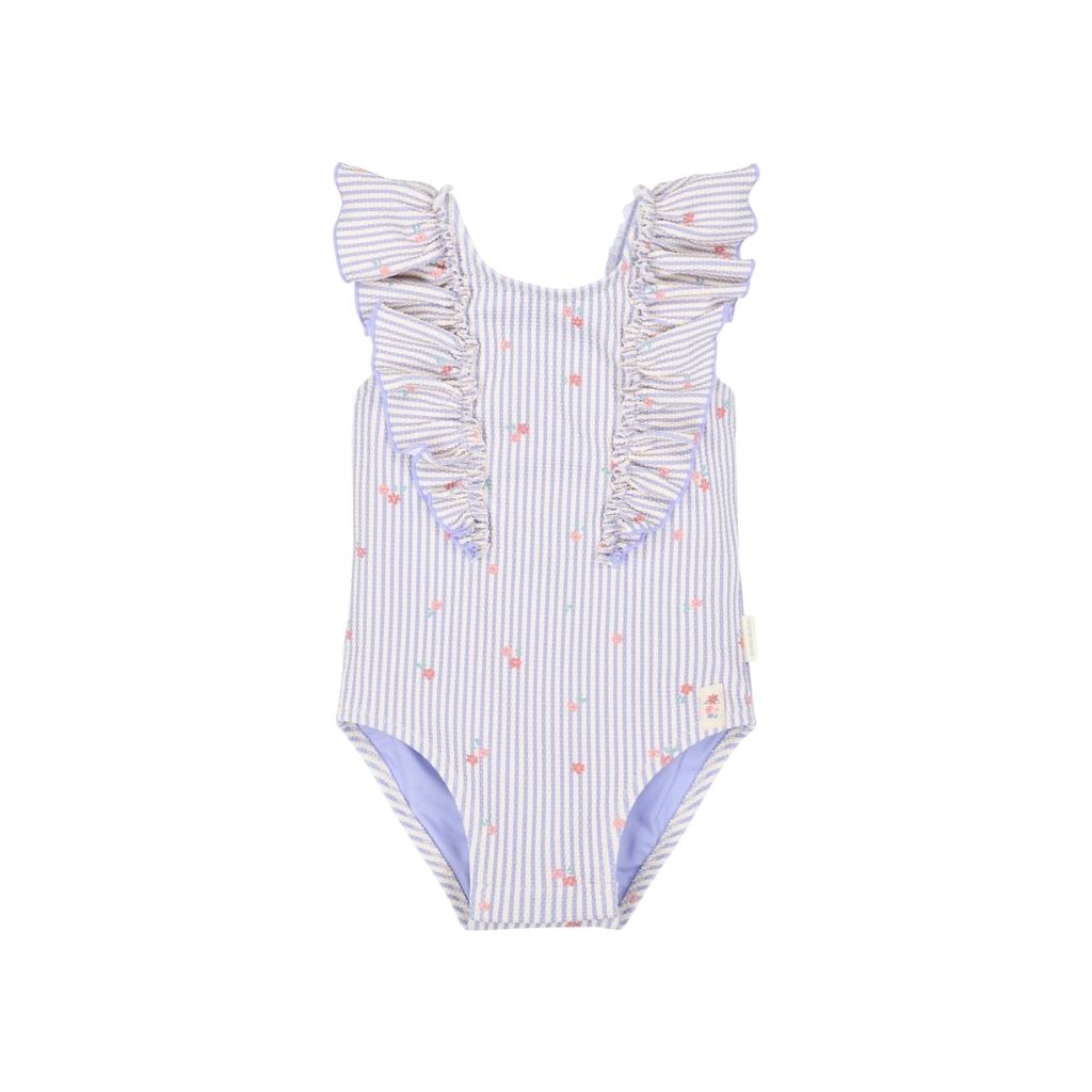 Little Dutch Maillot de bain sans manches Dreamy Stripes Purple