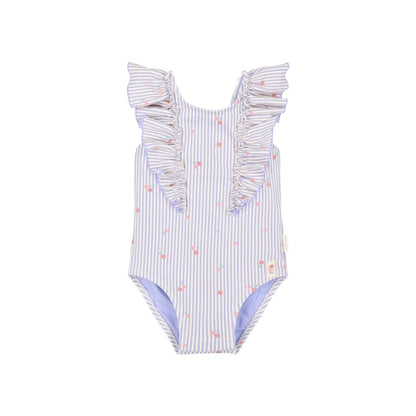 Little Dutch Maillot de bain sans manches Dreamy Stripes Purple