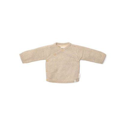 Little Dutch cardigan cache-cœur tricoté Soft Beige